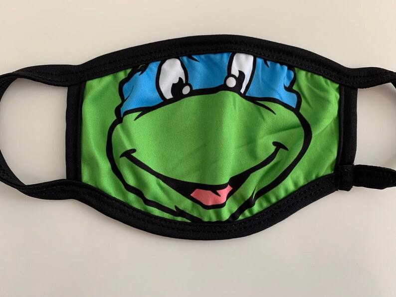 BUNDLE Turtles Face Mask Kids and Adults Size Washable Etsy