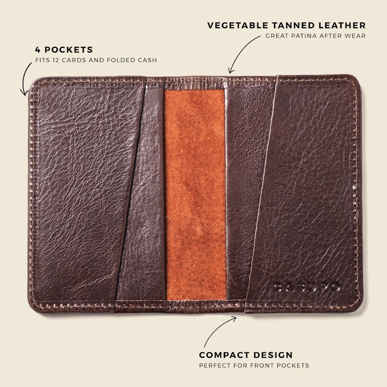 Compact design Made in California Minimal leather wallet for men Leather Card holder Whiskey fits 15 cards tan leather bi-fold Wallet for men Compact design Made in California Minimal leather wallet for men Leather Card holder Whiskey fits 15 cards tan leather bi-fold Wallet for men