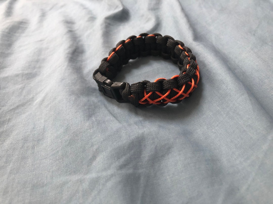 Orange Micro Cord Bracelet