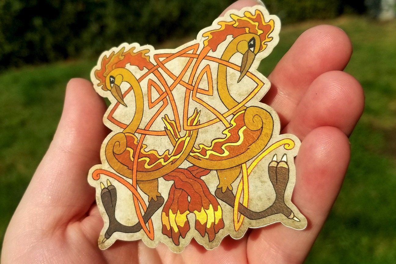 Celtimon - Celtic Knot Pokemon Decals - Etsy