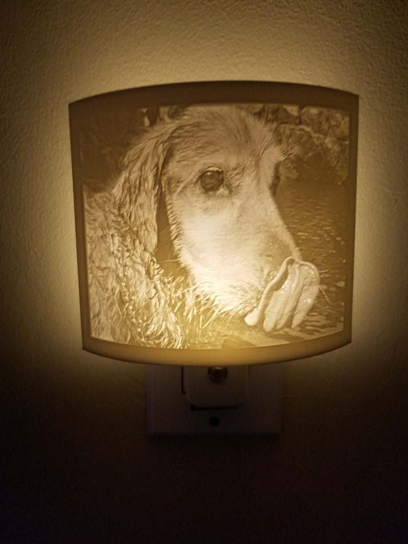Custom 3D Printed Night Light Lithophane Etsy