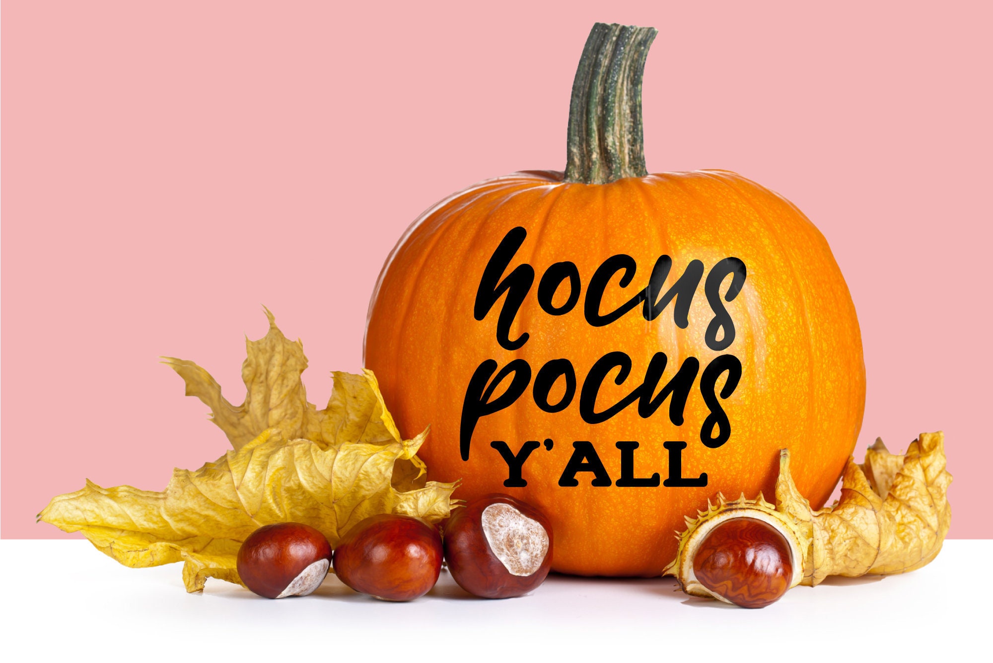 Hocus Pocus Y'all Halloween Decal Pumpkin Decal | Etsy