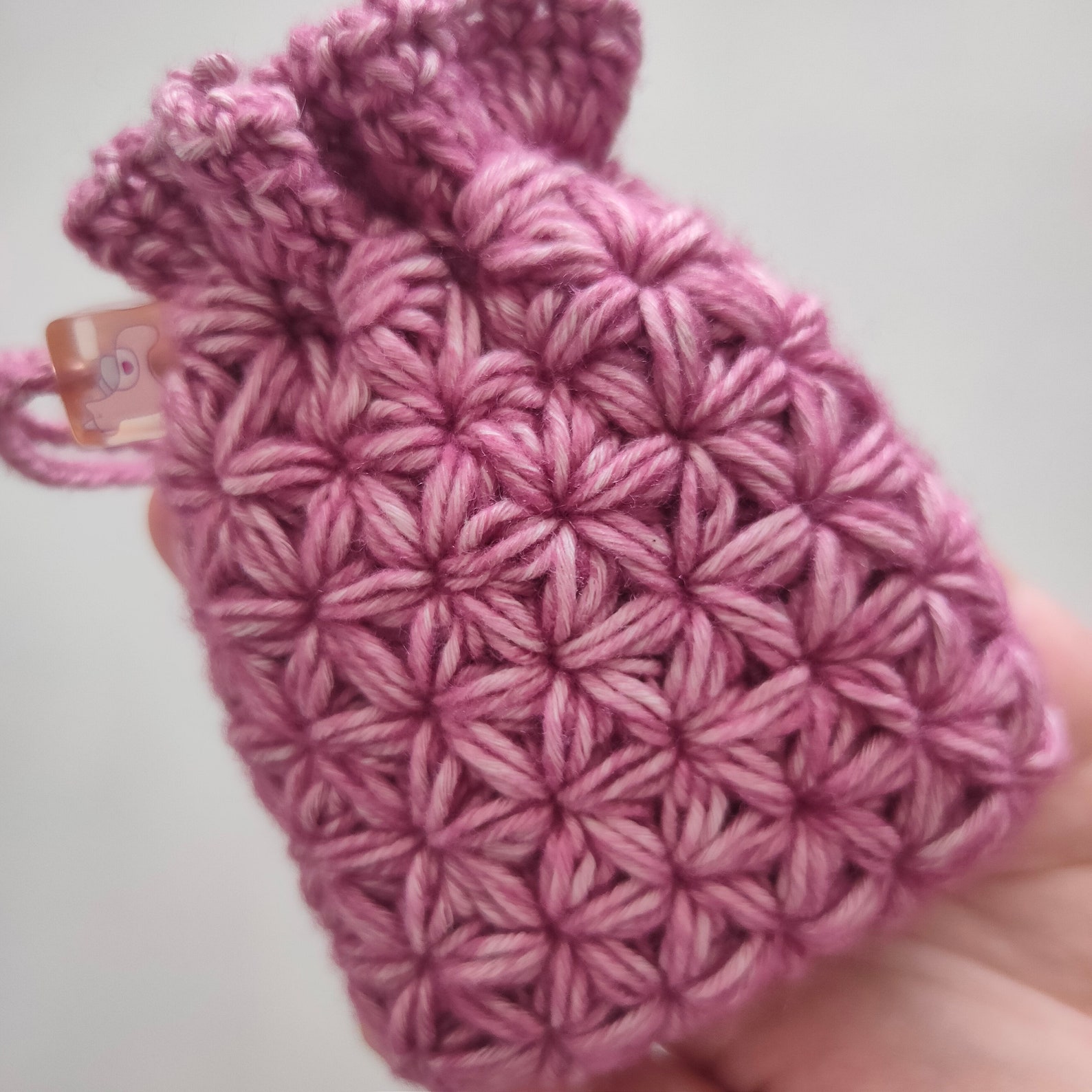 Jasmine Drawstring Pouch Crochet Pattern – Earpod, Coin Purse (PDF) - Etsy