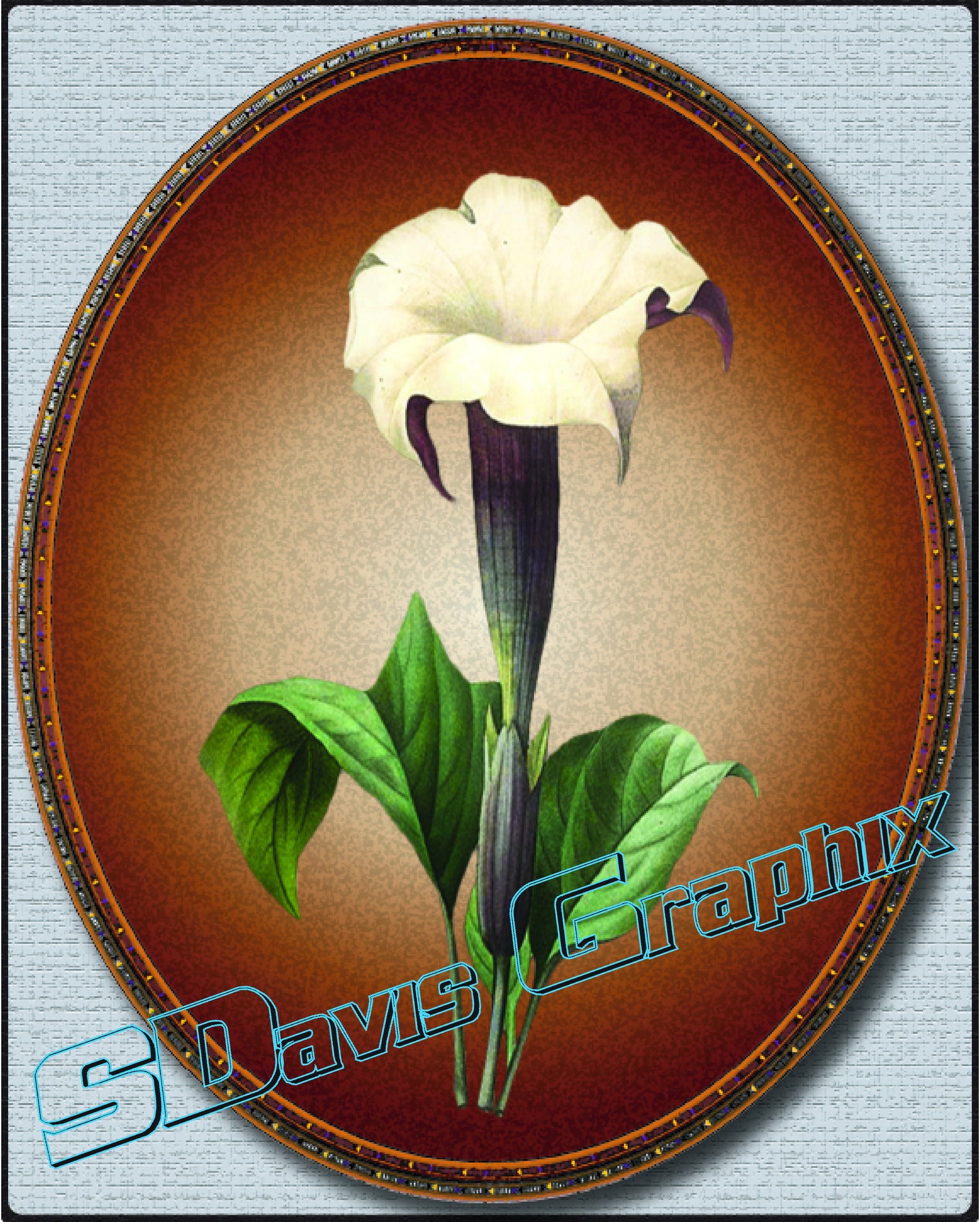 Printable Wall Art Set of 3 Floral Patterns | Etsy