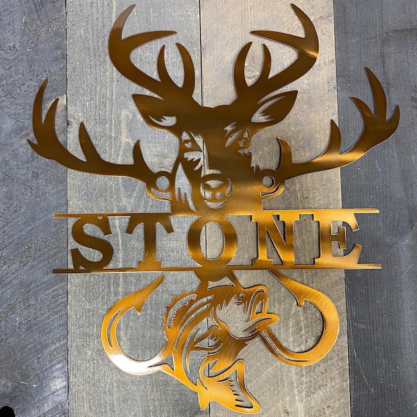 Fishing And Hunting Sign