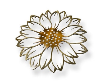 Sunflower Metal wall art, sunflower decor, she shed decor, sunflower accent