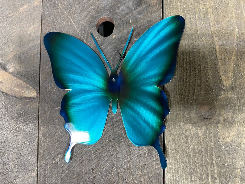 Metal Butterfly Wall Art Monarch Butterfly Metal Wall Etsy