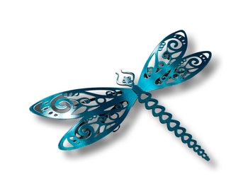 18" Metal Dragonfly
