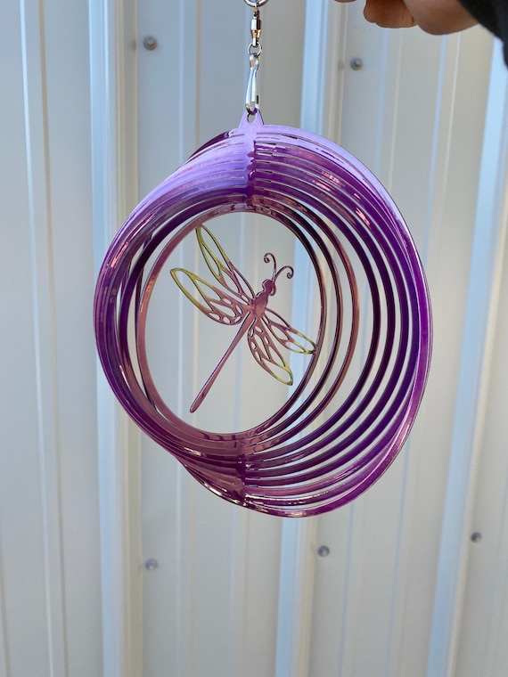 Dragonfly wind spinner metal garden art, garden decor, dragonflies, metal art, gardening, yard art, colorful dragonflies