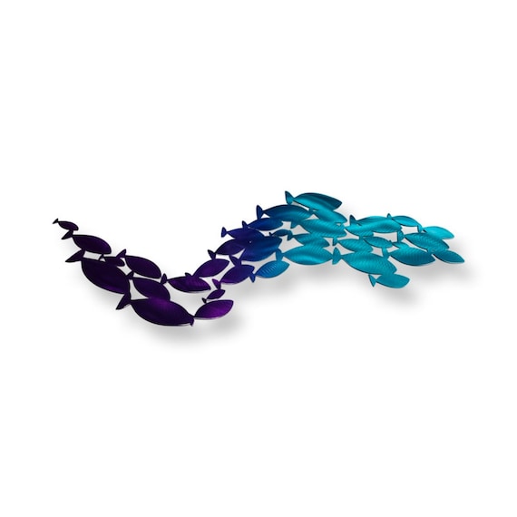 School Of Fish Metal Wall Art Coastal Themed Decor Bathroom Australia - Coastal Metal Wall Art Australia School Of Fish Metal Wall Art Coastal Themed Decor Bathroom Australia - Coastal Metal Wall Art Australia