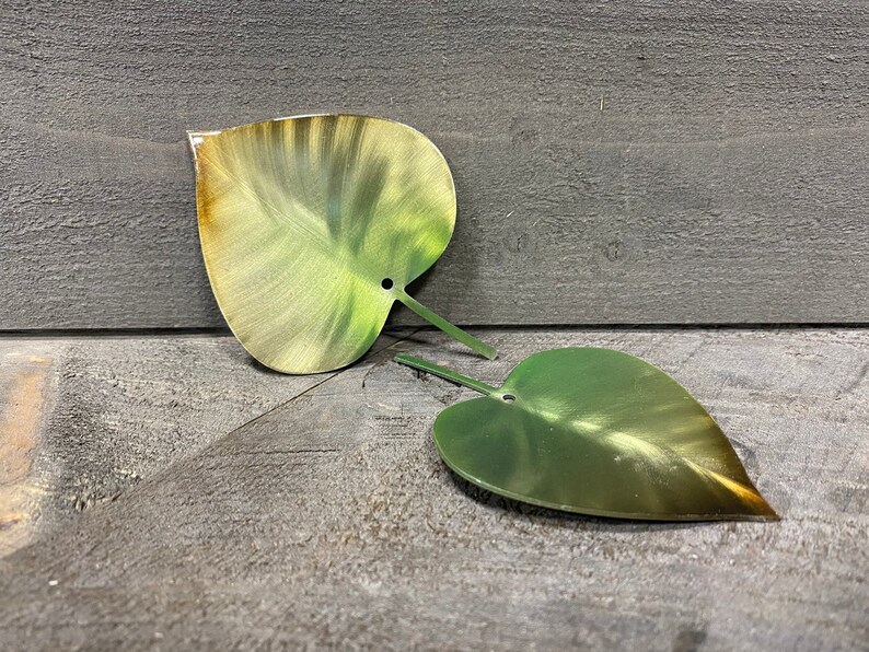Aspen Leaf Metal Wall Hanging Metal Leaf Art Autumn Wall Etsy