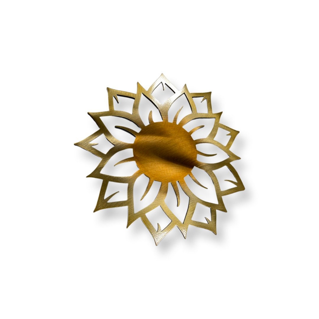 Sunflower Metal Wall Art, Sunflower Decor, She Shed Decor, Sunflower