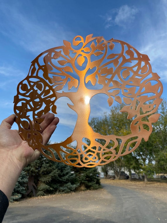 Tree of Life Metal Wall Hanging Tree of Life Metal Home Etsy