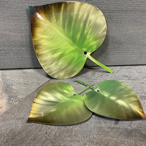 Aspen Leaf metal wall hanging, metal leaf art, autumn wall accent, fall leaves, changing color leaves, rustic home decor, metal home decor