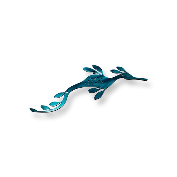 Seahorse metal wall hanging, coastal themed decor, seahorses, nautical decor, pool house decor, beach house Sea Horse