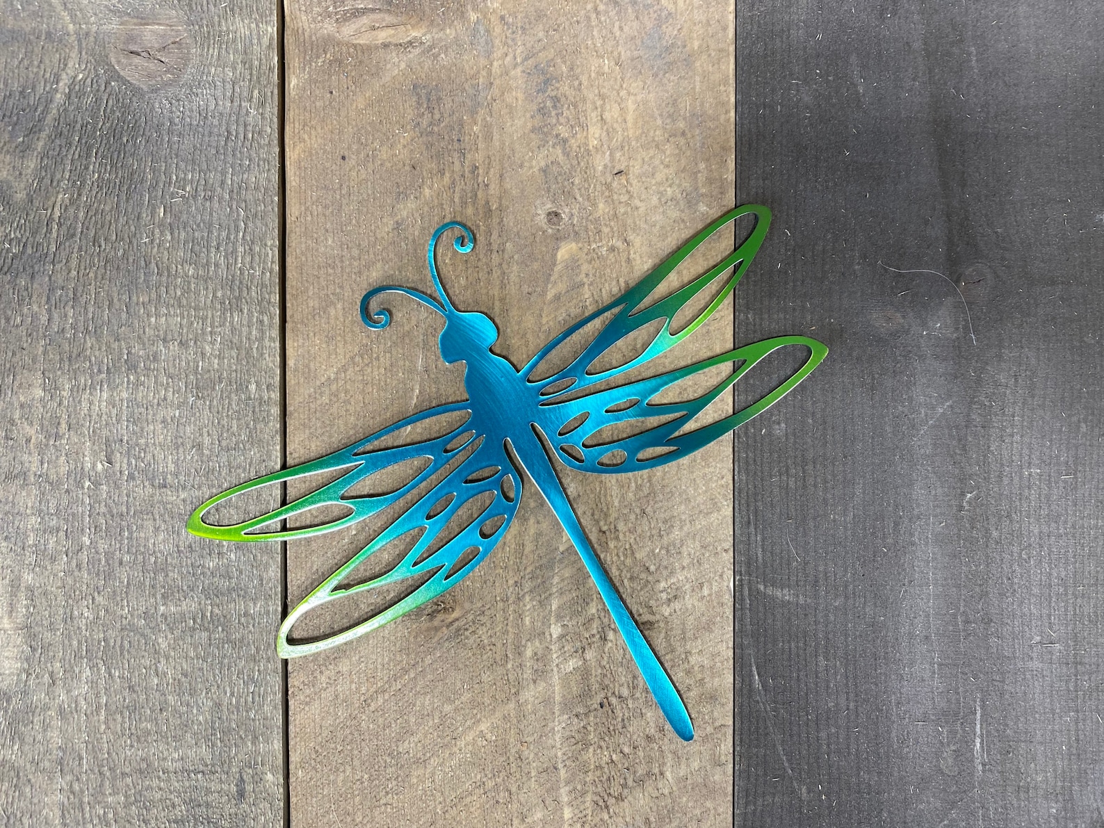 Metal Dragonfly Wall Art Dragonfly Garden Art Small Etsy