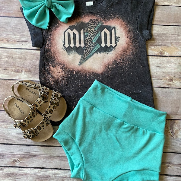 NEW** Baby Girl Bleached Mini Tee