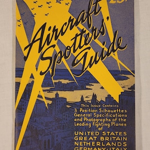 WWII Aircraft Spotters&#39; Guide (1940s)