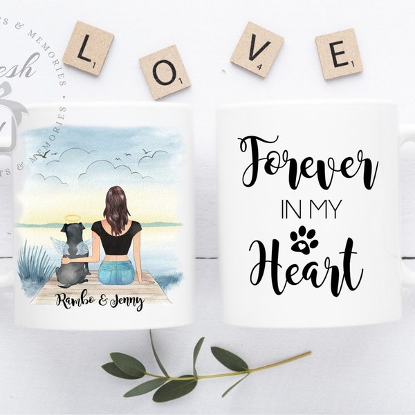 Forever In My Heart Best Friend Mug, Pet Mug, Fur Mum