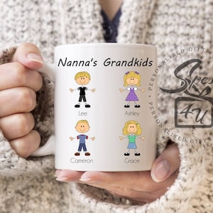 Mum gift, Mother's Day Mug, Mother's Day gift, Mother's Day, Birthday Present, Christmas Present, Nana Gift, Nanna Gift, Personalised Mug