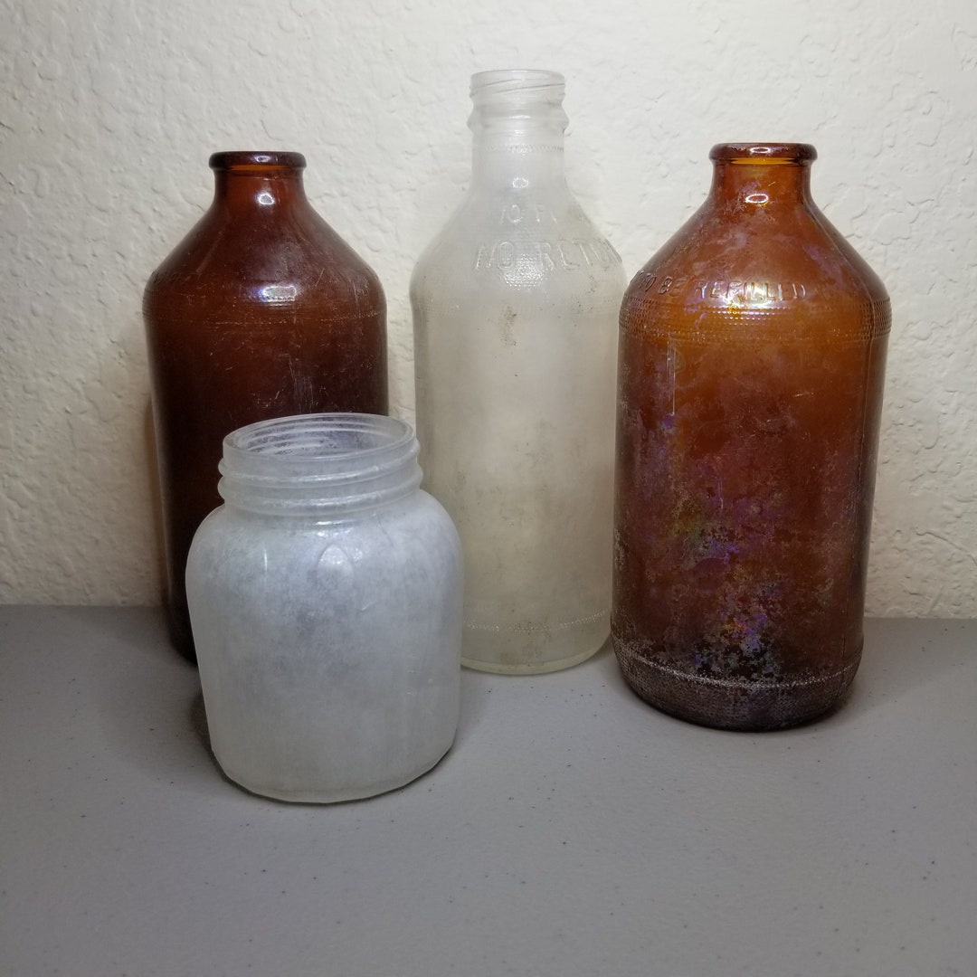 Vintage Bottles Set of 4 Vintage Beer Bottles Etsy