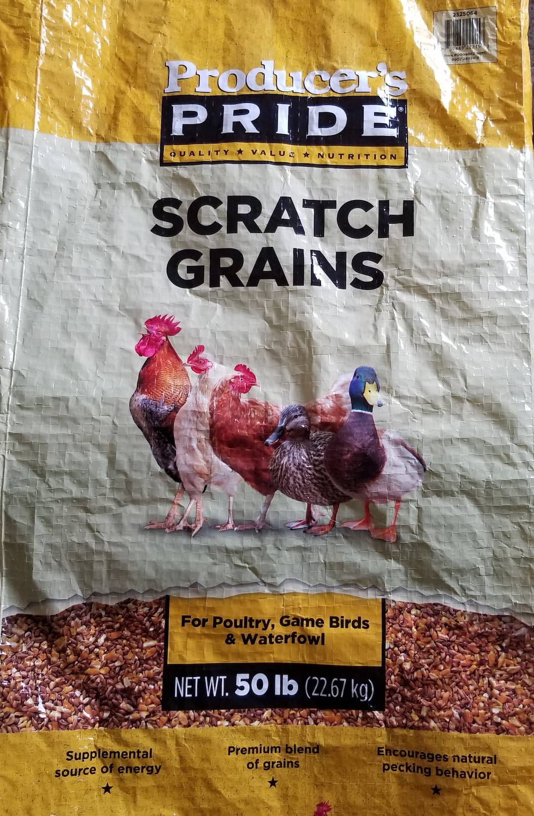 50lb Feed Bags, Empty Poultry Feed Bags for Crafting, Variety Poultry, Cattle, Pet Bags, Cleaned