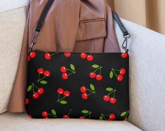 Black Cherry Crossbody Bag