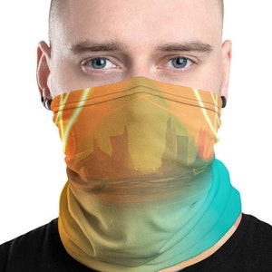 2049 All-Over Print Neck Gaiter l Face Mask l Face Covering l Headband l Bandana l Balaclava l Neck Warmer l Bandit Mask l Mother&#39;s Day