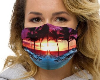 Thera's Hawaiian Vacation Premium Face Mask