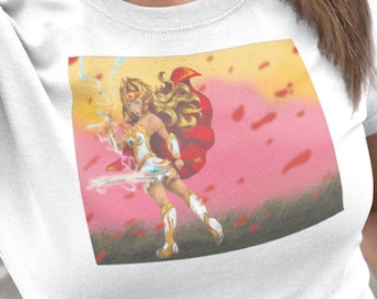 Princess Unisex Heavy Cotton T-Shirt, Princess Adora Cosplay, Princess Fun, Princess of Power Girls Fun, Cute Princess, Princess Gift