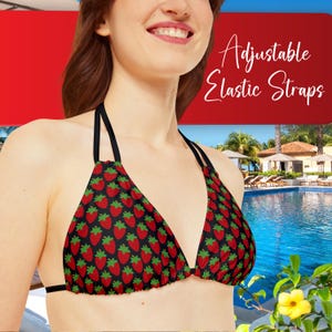 Strawberry Bikini Super Sexy Swimwear for Women,Beach Bikini,Summer Bathing Suit, Swimsuit Set, Poolside Bikini