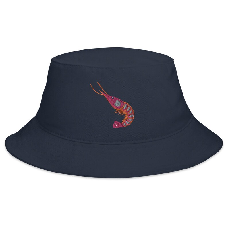 Shrimp Bucket Hat Crustaceancore Crustacean Hat Seafood Etsy