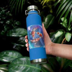 Pisces 22oz Vacuum Insulated Bottle, Pisces Gift, Pisces Water Bottle, Beautiful Pisces Gift, Pisces Zodiac Gift, Pisces Fish for Boys Girls