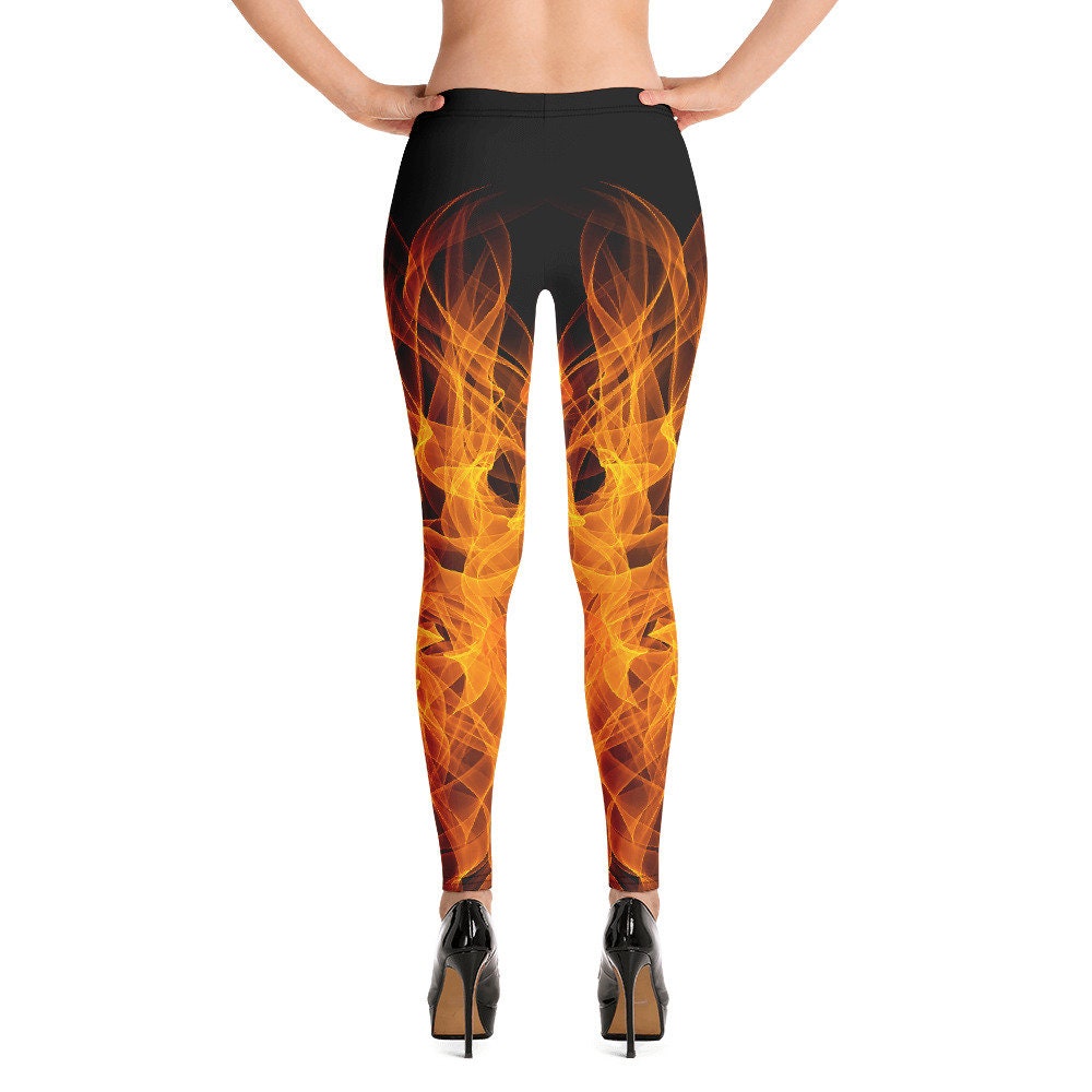 Buy Inferno All-over Print Leggings L Yoga Pants L Leggings for Women L  Hiking Pants Online in India 