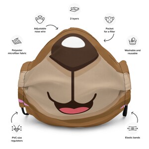 Bear Premium Face Mask image 8