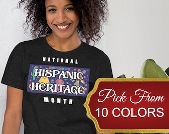Camisa del Mes de la Herencia Hispana, Camiseta de la Herencia Hispana, Camiseta de América Latina, Camiseta Latina Power, Camisa Latina, Camisa Mexicana, Camisa Latina