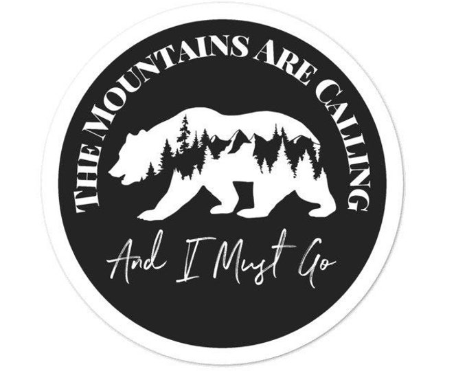 Outdoorsy Sticker Laptop Stickers Custom Stickers Water Etsy