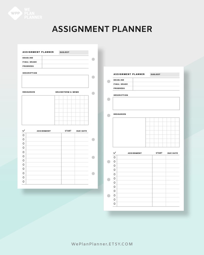 assignment planner utas