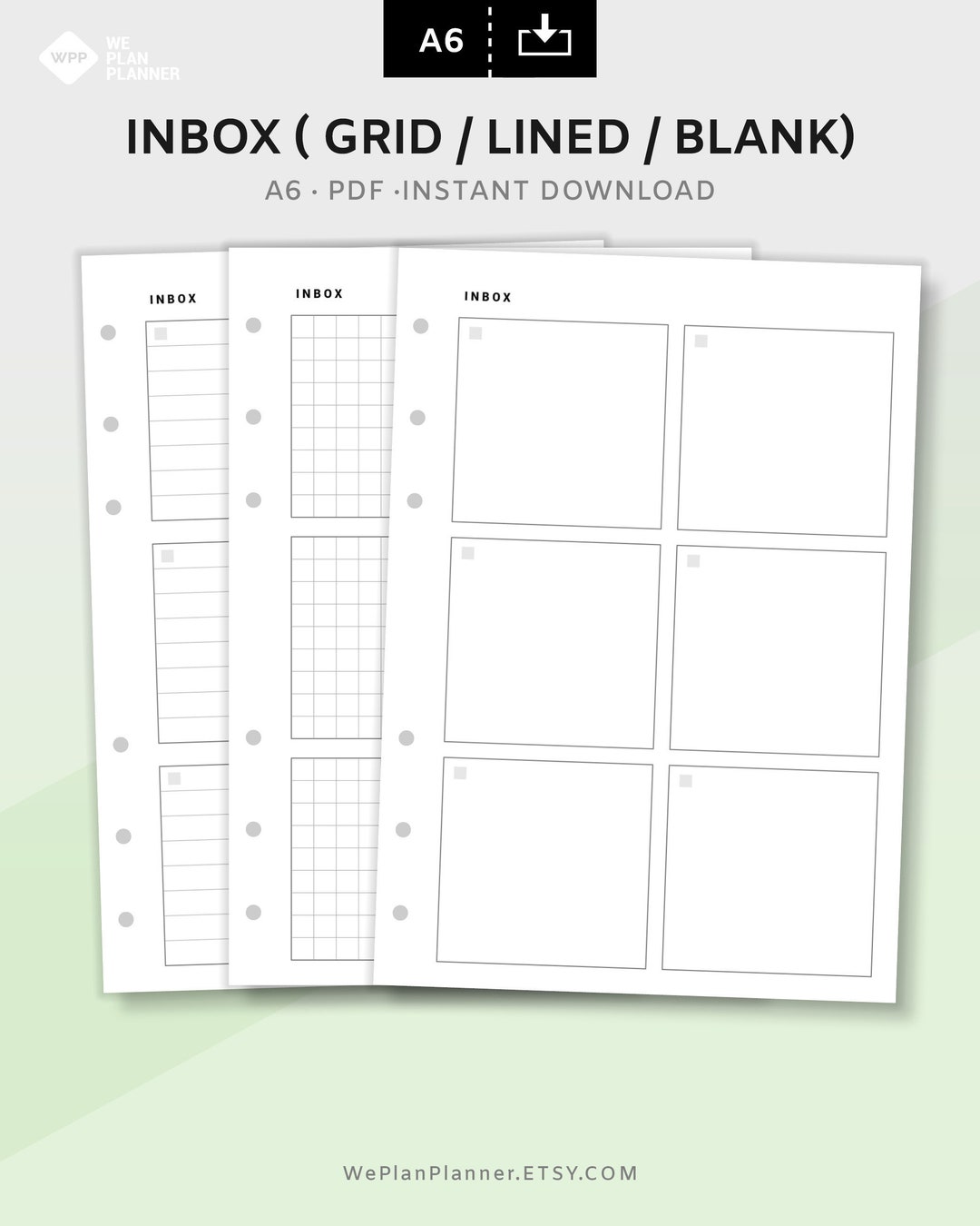 Planner Inbox Insert This item is unavailable - Etsy