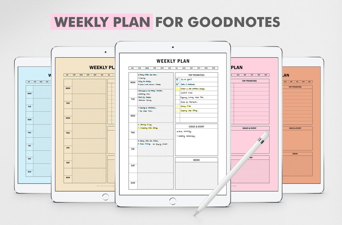 goodnotes homework planner