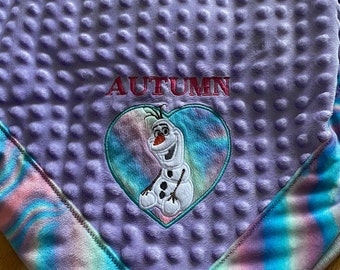 FROZEN SISTER HEART PORTRAITS CRIB//TODDLER SHEET OR 2pc.SET FLANNEL//HANDMADE