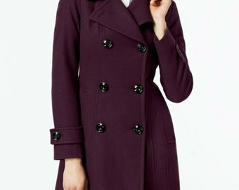 anne klein wool coats & jackets