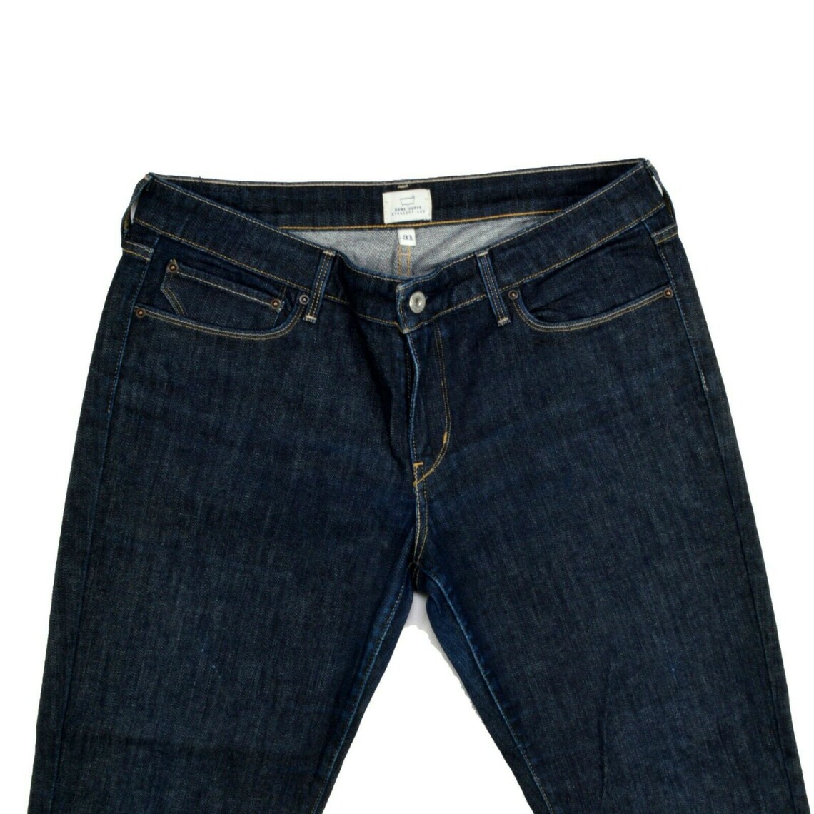 Levis Demi Curve Straight Leg Stretch Denim Blue Jeans Slim | Etsy