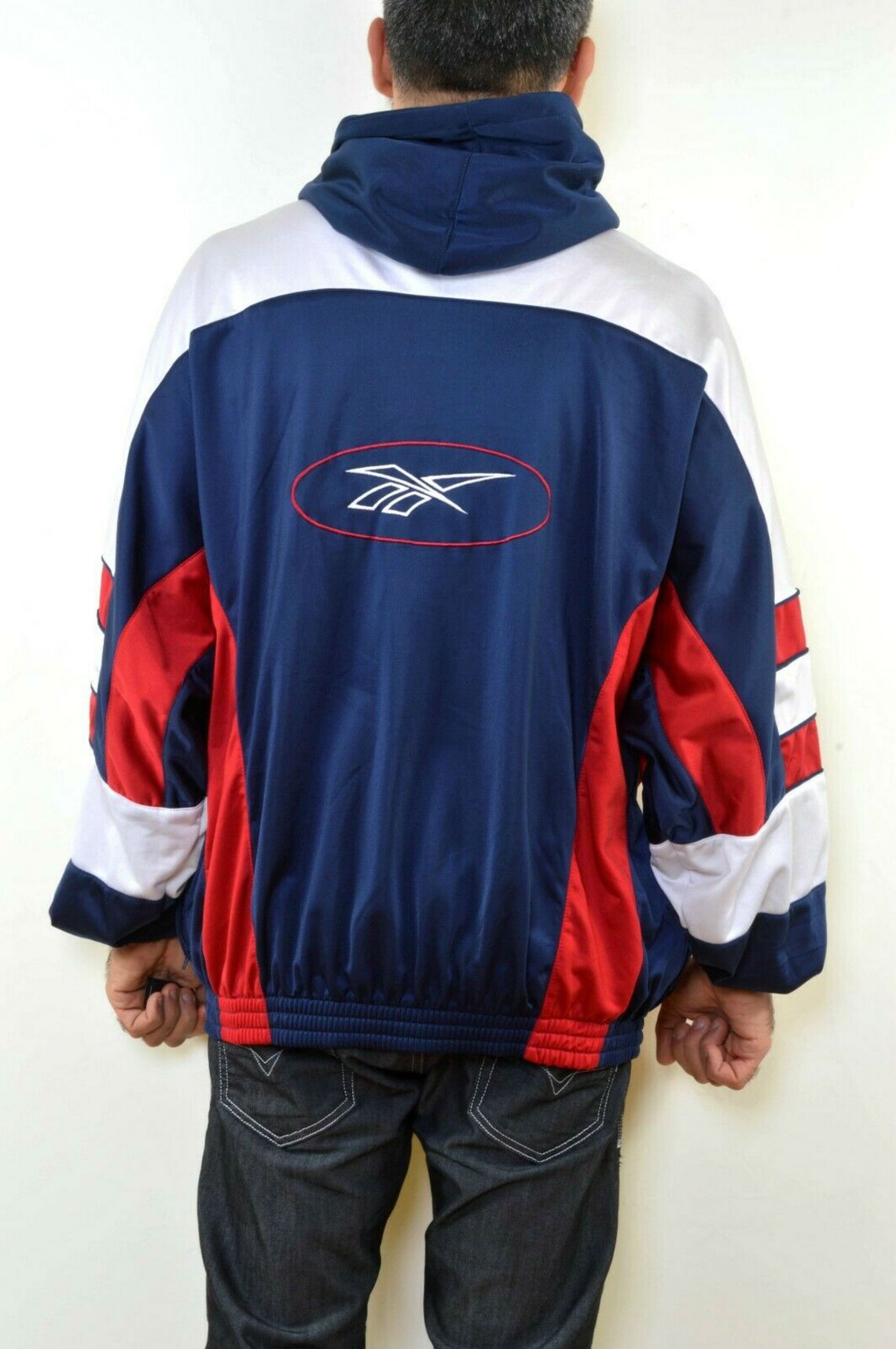 reebok tracksuit blue