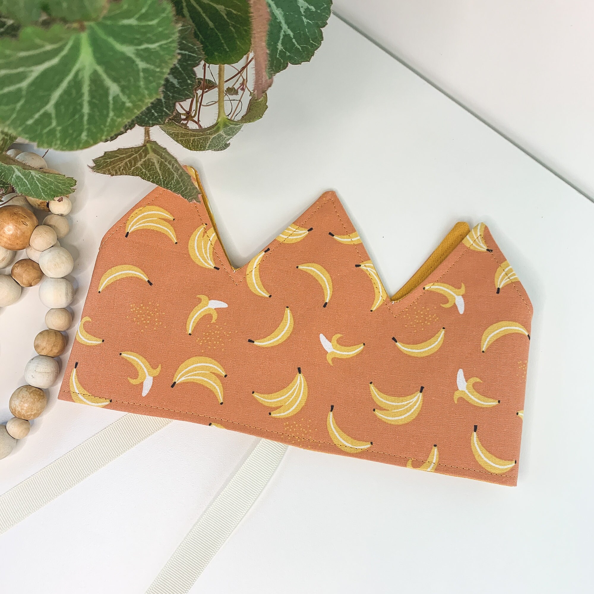 Banana Print Child's Crown Dress up Birthday Etsy