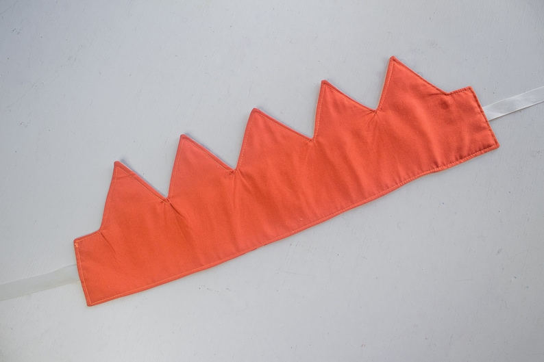 Peach and Orange Child/'s Play Crown Reversible