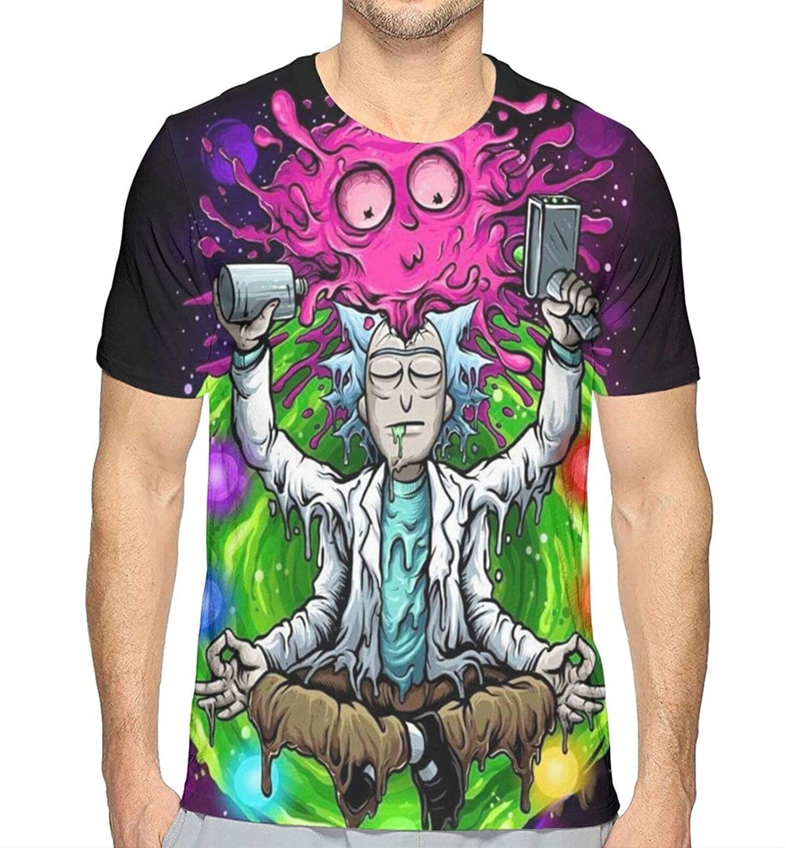 Rick and Morty Shirt Men and Women Fashion 3D TShirt Etsy