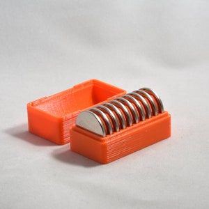 CR2025 Battery Storage Box Orange UV Reactive