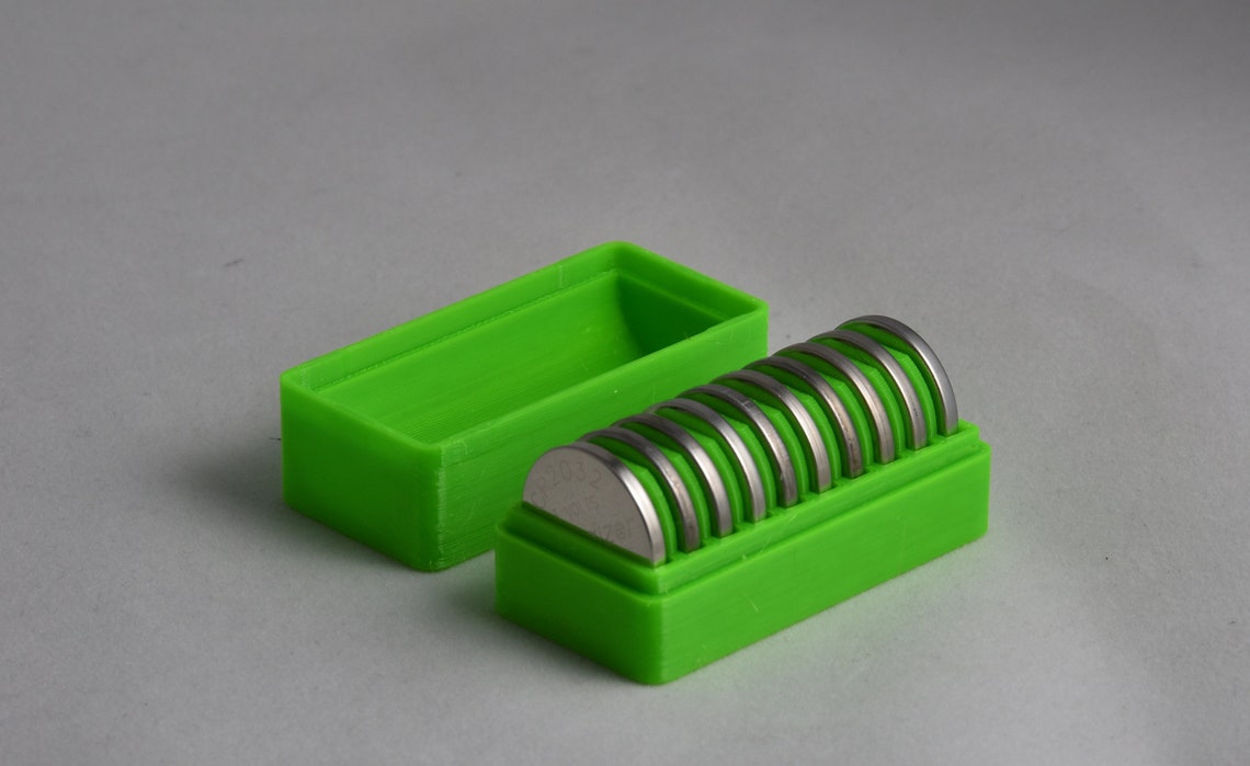 CR2032 Battery Storage Box Etsy