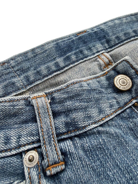 E Hyphen World Gallery Patchwork Style Jeans - image 3